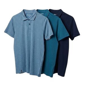 Threadbare Mens Regular Short-Sleeved Polo Shirt (Pack of 3) / Multicolored